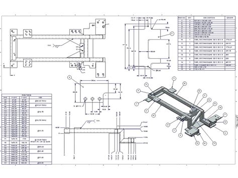 metal fab drawings